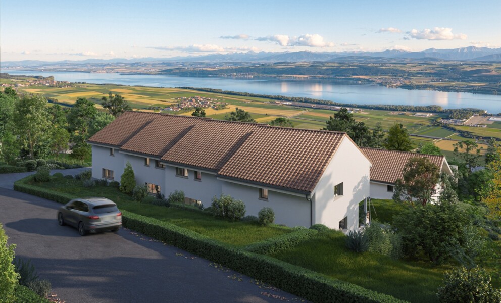Landschaftlich gelegenes Wohnhaus mit Seeblick