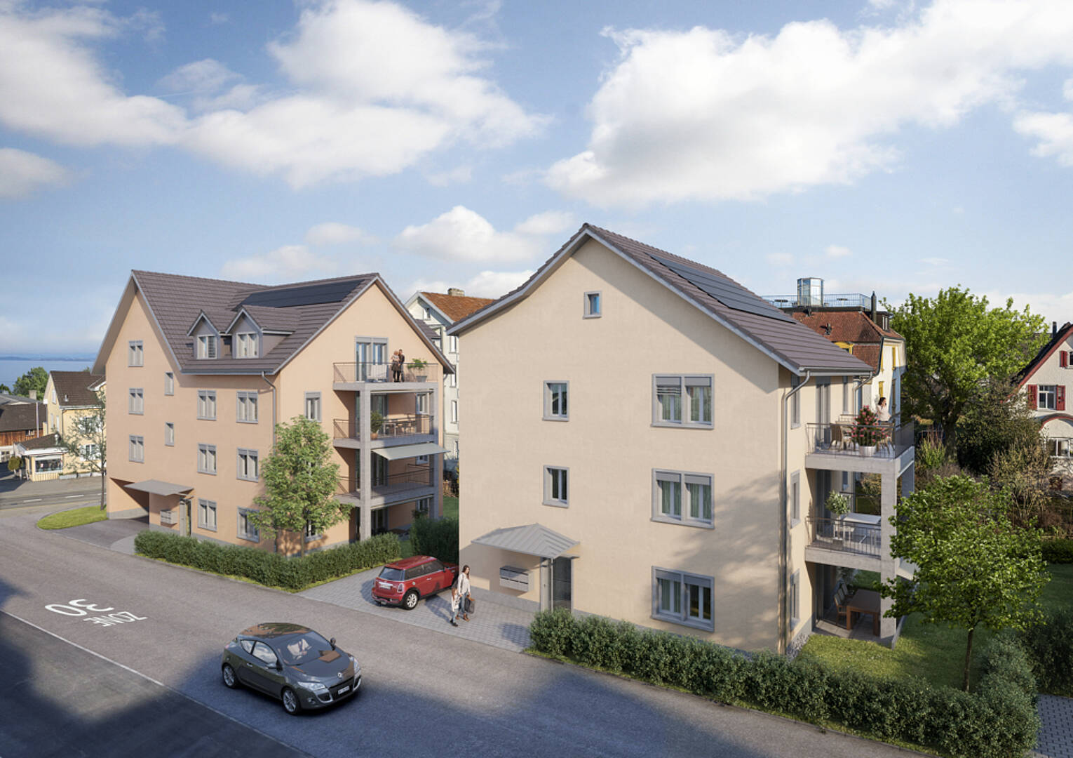 Mehrfamilienhäuser in ruhiger Wohnlage