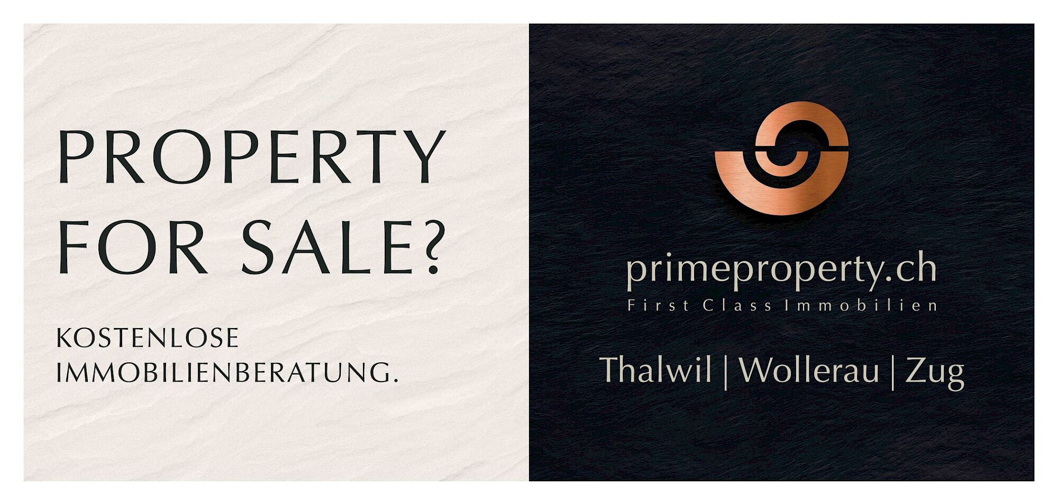 Immobilien-Werbekarte