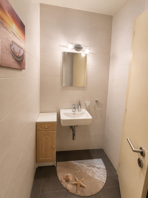 Gäste-WC mit Waschbecken
