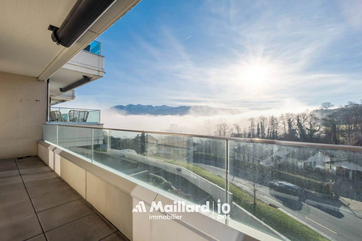 Balkon mit Panoramablick
