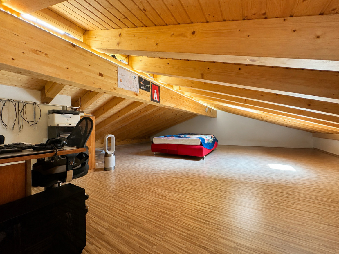 Ausgebauter Dachboden mit Schlafbereich