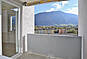 Balkon mit Bergblick