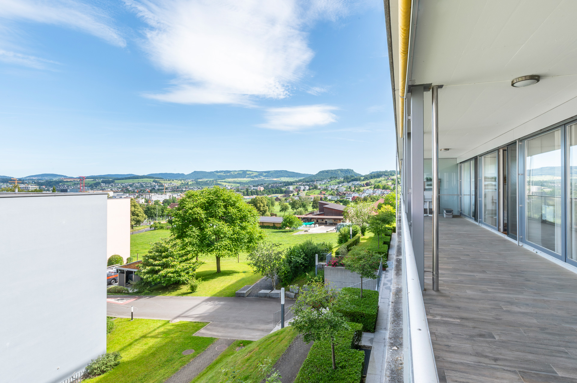 Balkon mit Panoramablick