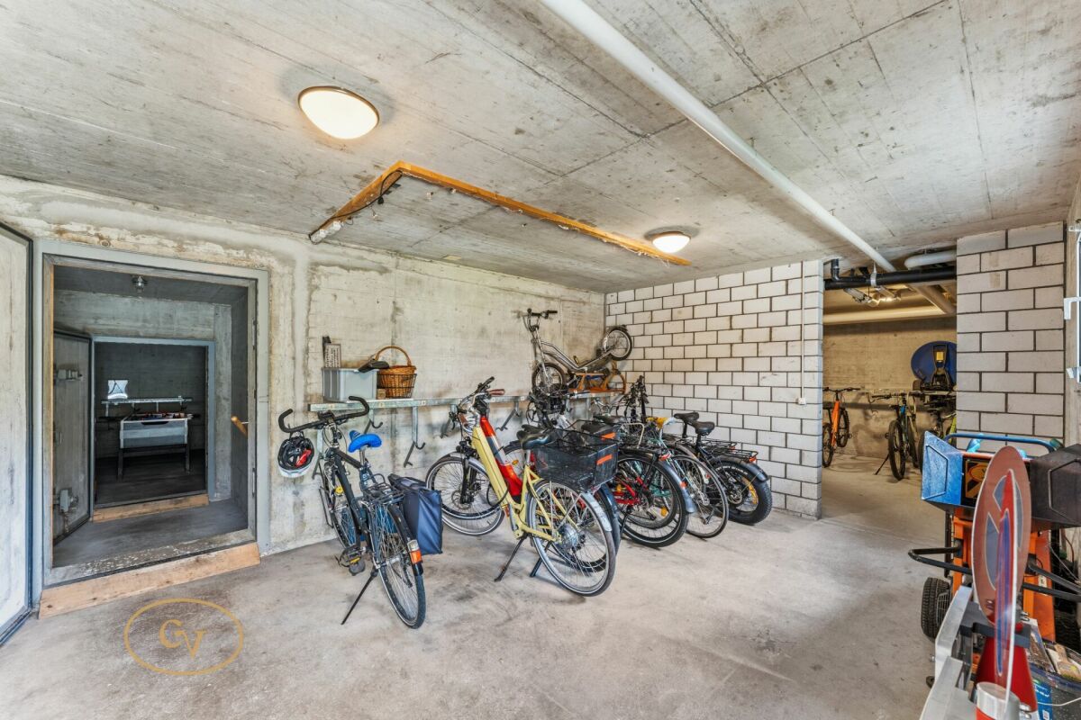 Fahrradkeller mit Betonwänden