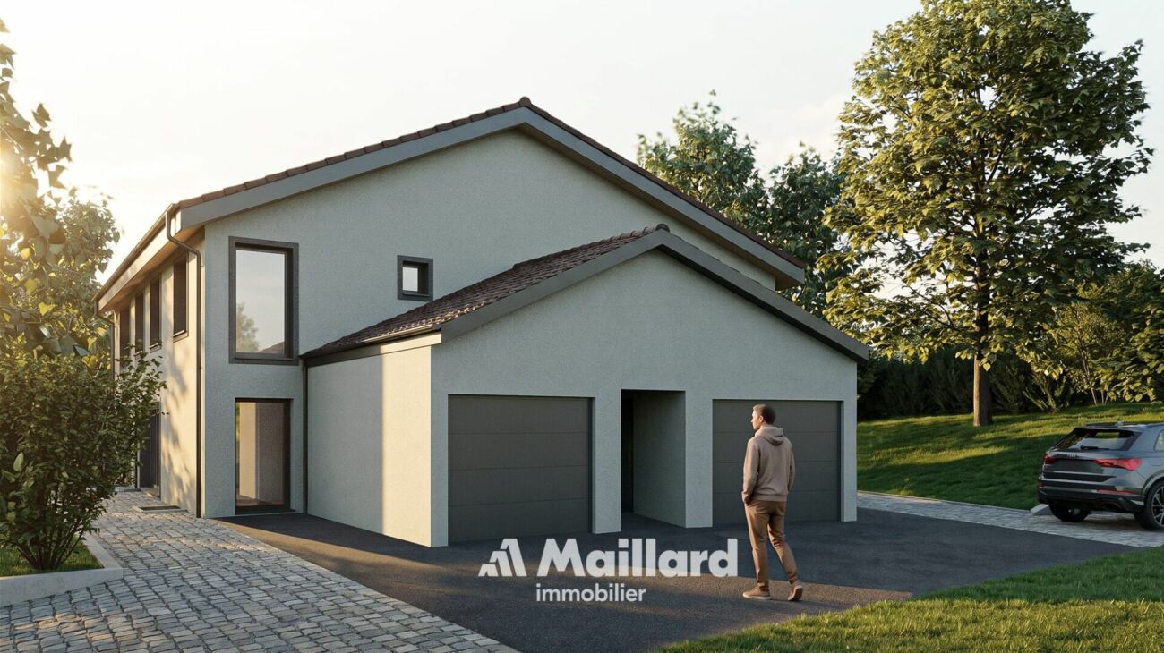 Modernes Einfamilienhaus mit Doppelgarage