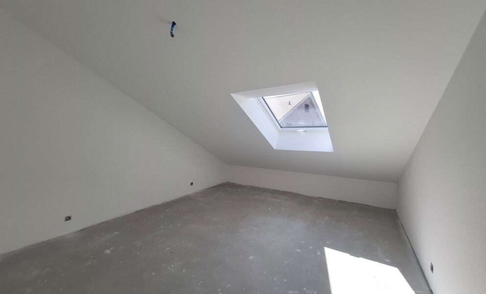 Dachgeschossraum im Ausbau