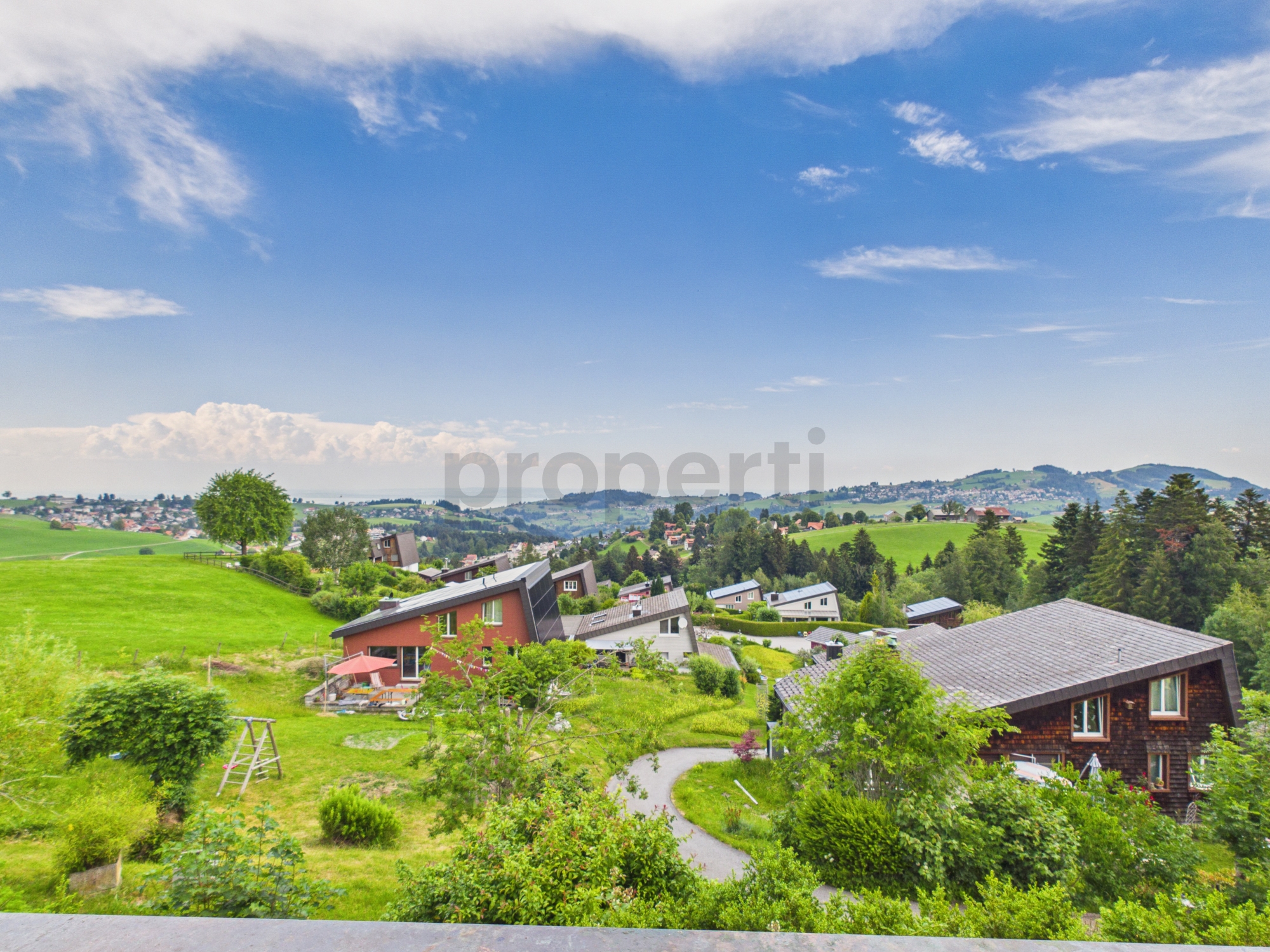 Ländliche Wohnlage mit weitem Ausblick