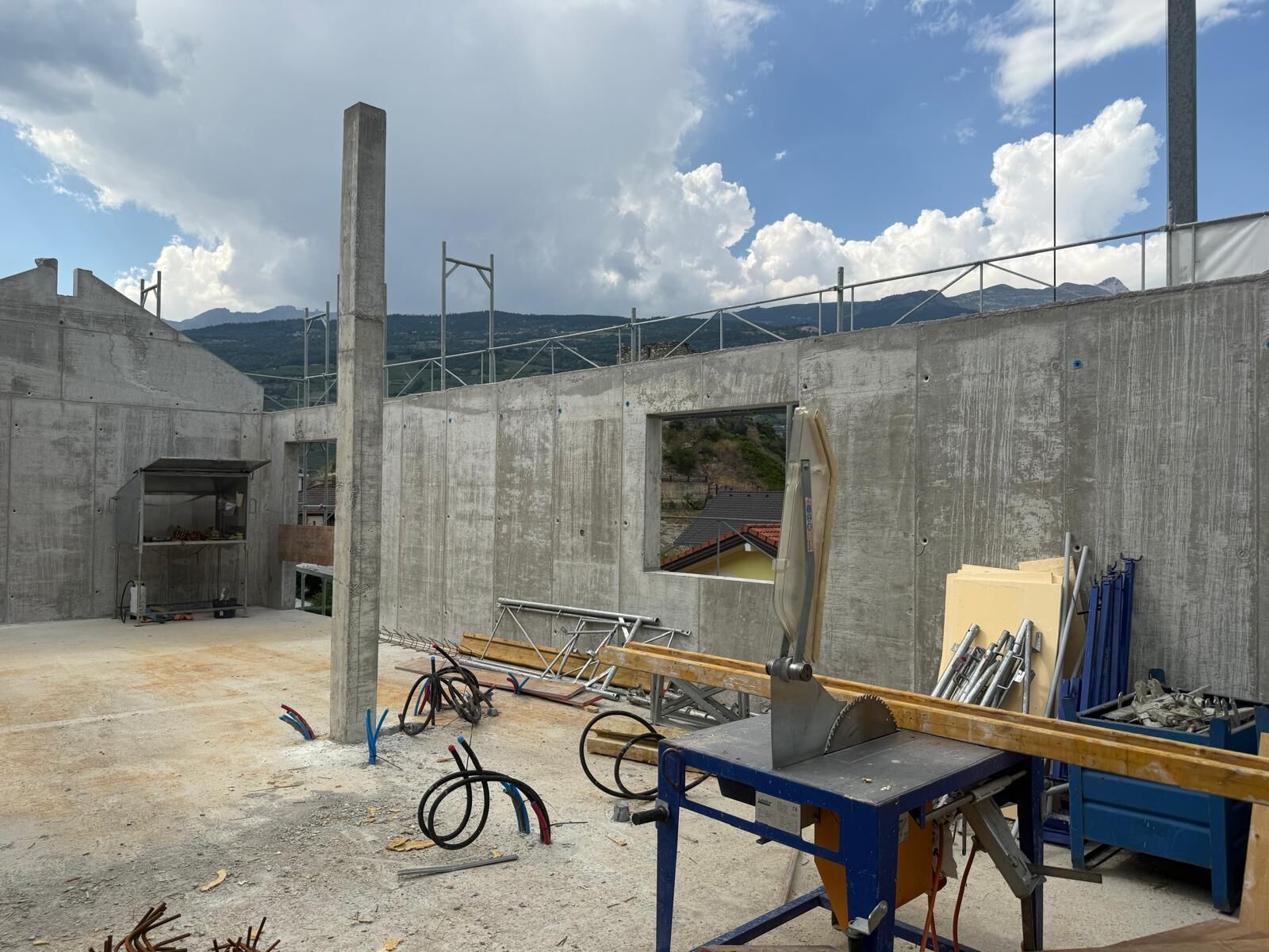 Rohbau mit Panoramablick
