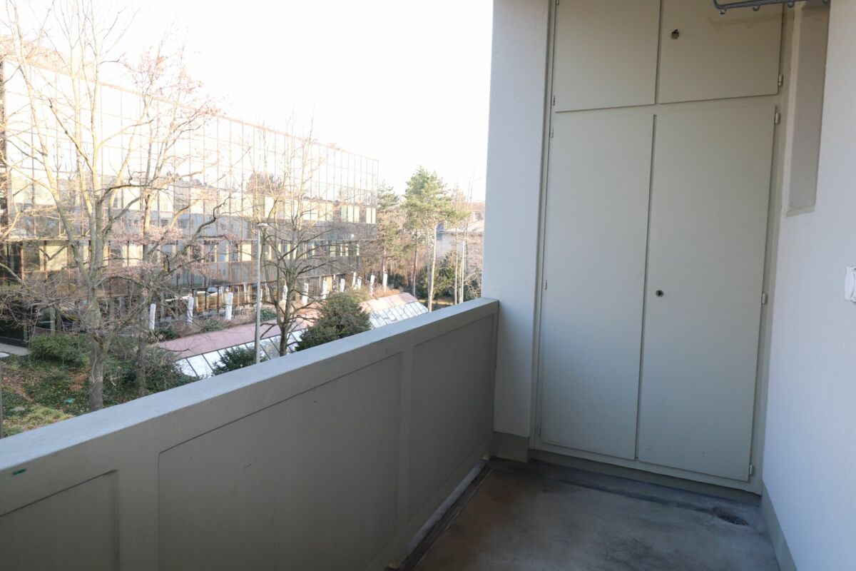 Balkon mit Blick ins Grüne