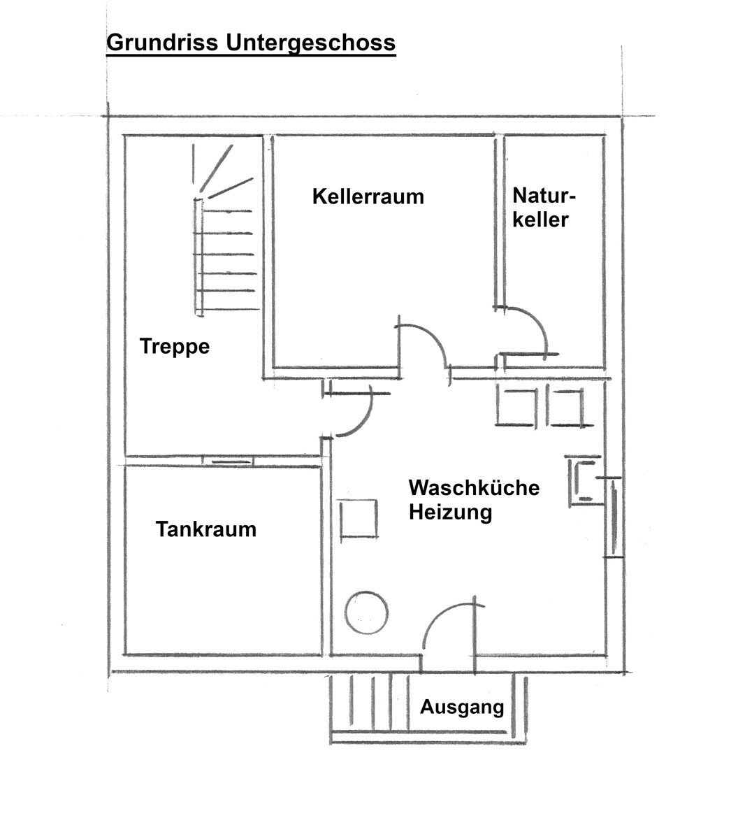 Grundriss Untergeschoss