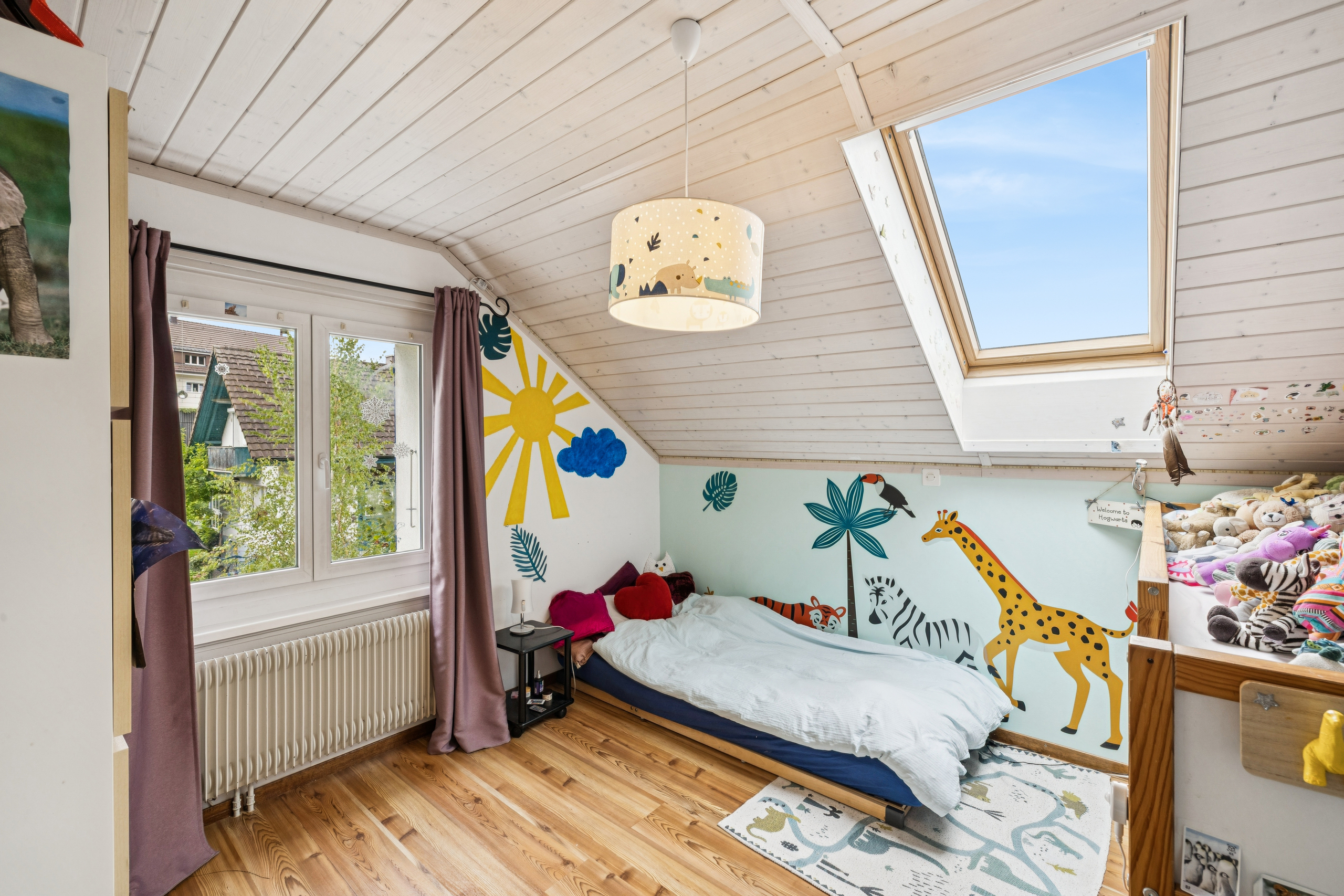 Kinderzimmer im Dachgeschoss