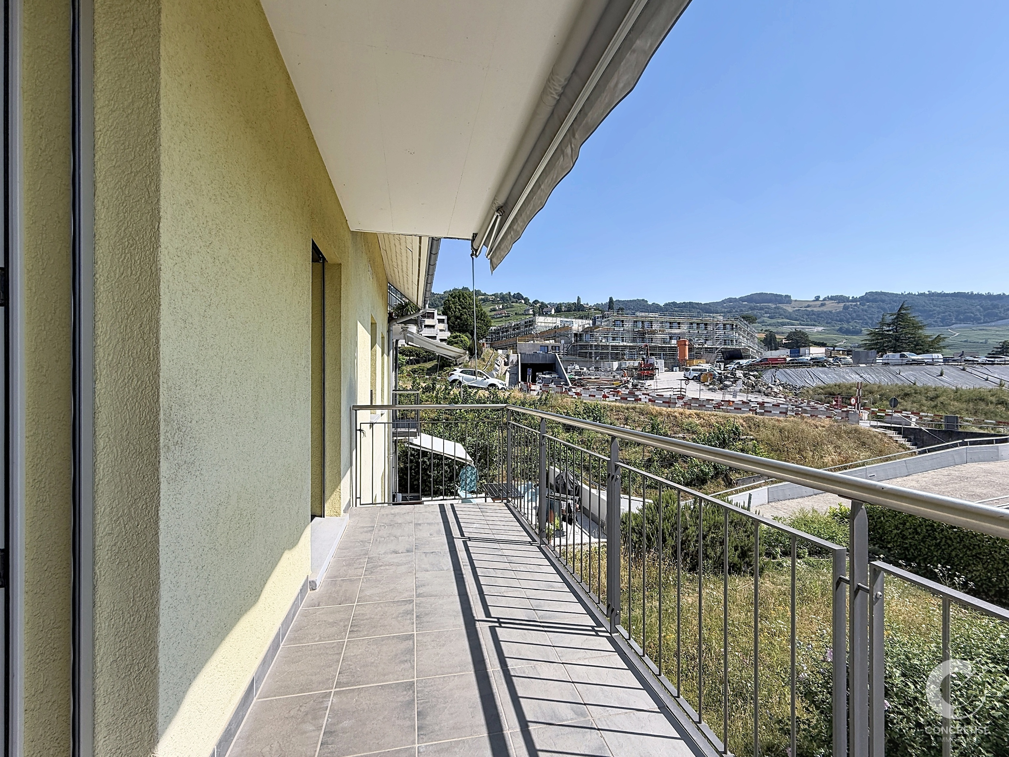 Balkon mit Panoramablick