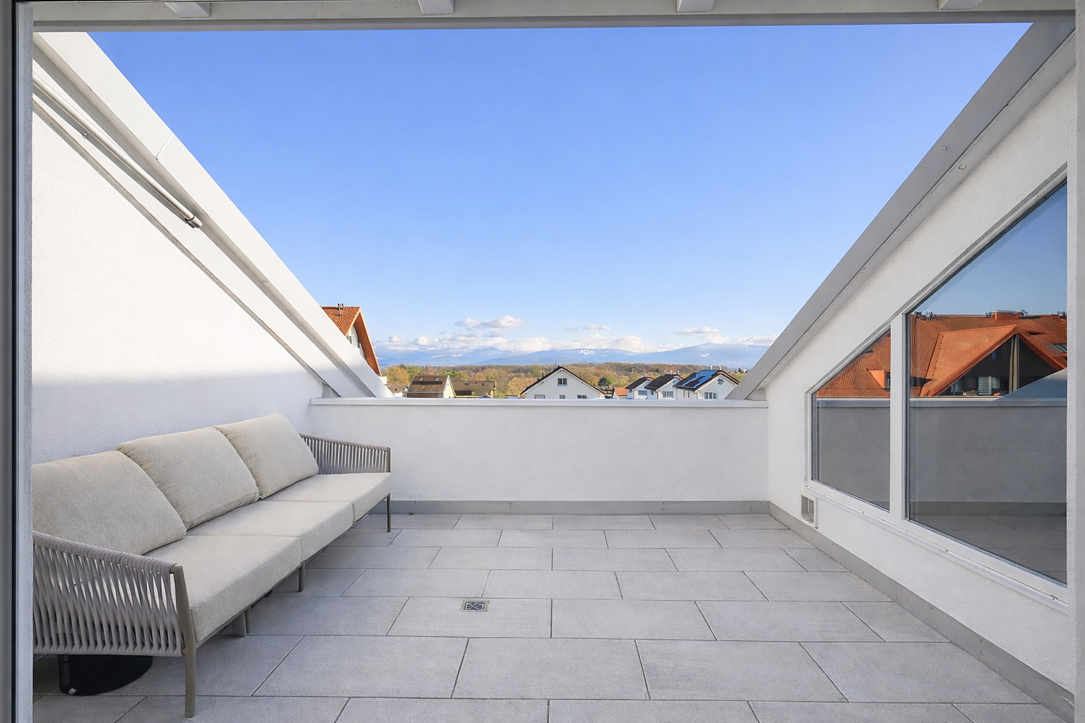 Dachterrasse mit Panoramablick