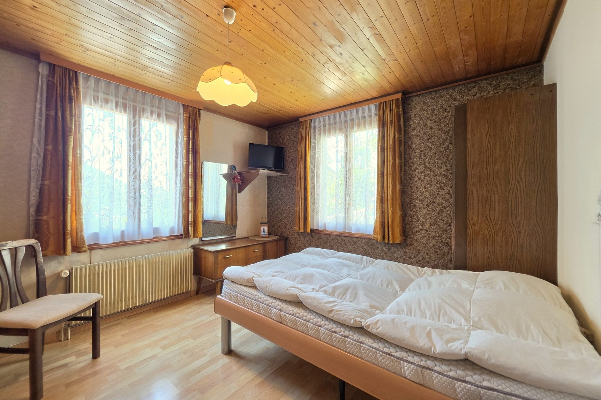 Schlafzimmer im Retro-Stil
