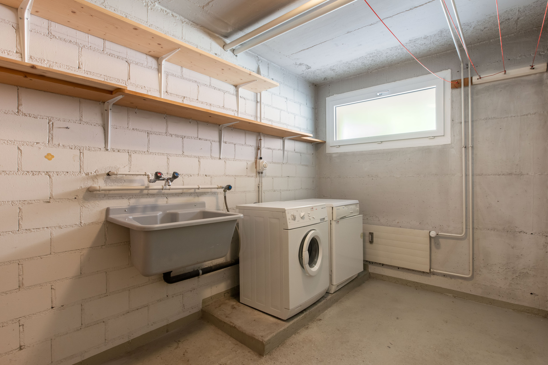 Hauswirtschaftsraum im Keller