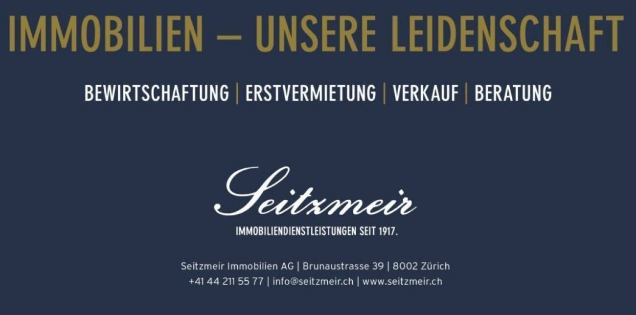 Agentur-Werbebanner mit Immobilienbranding