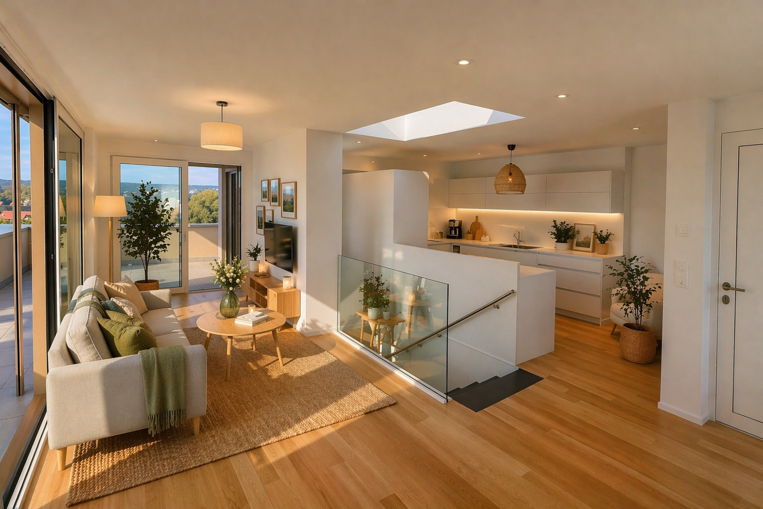 Schöne Maisonette mit großer Terrasse von 32 m2 — hell und modern – District de Porrentruy