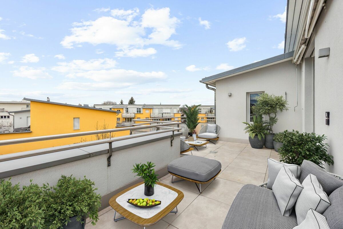 Dachterrasse mit Sitzgruppe