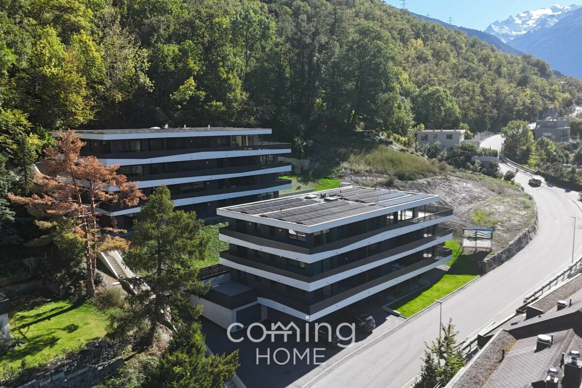 3.5-Zimmer-Neubauwohnung in Visp - nachhaltig, mit Talblick und Photovoltaikanlage – Visp