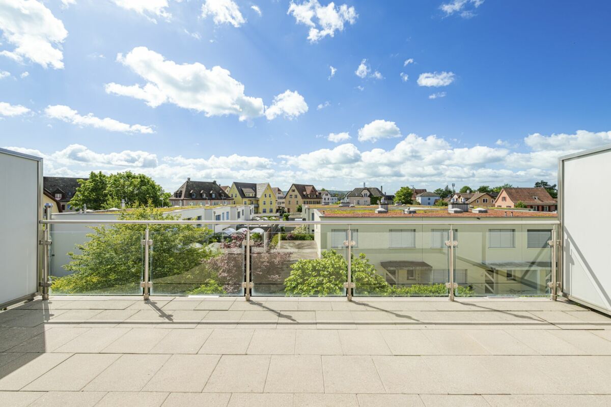 Dachterrasse mit Stadtblick