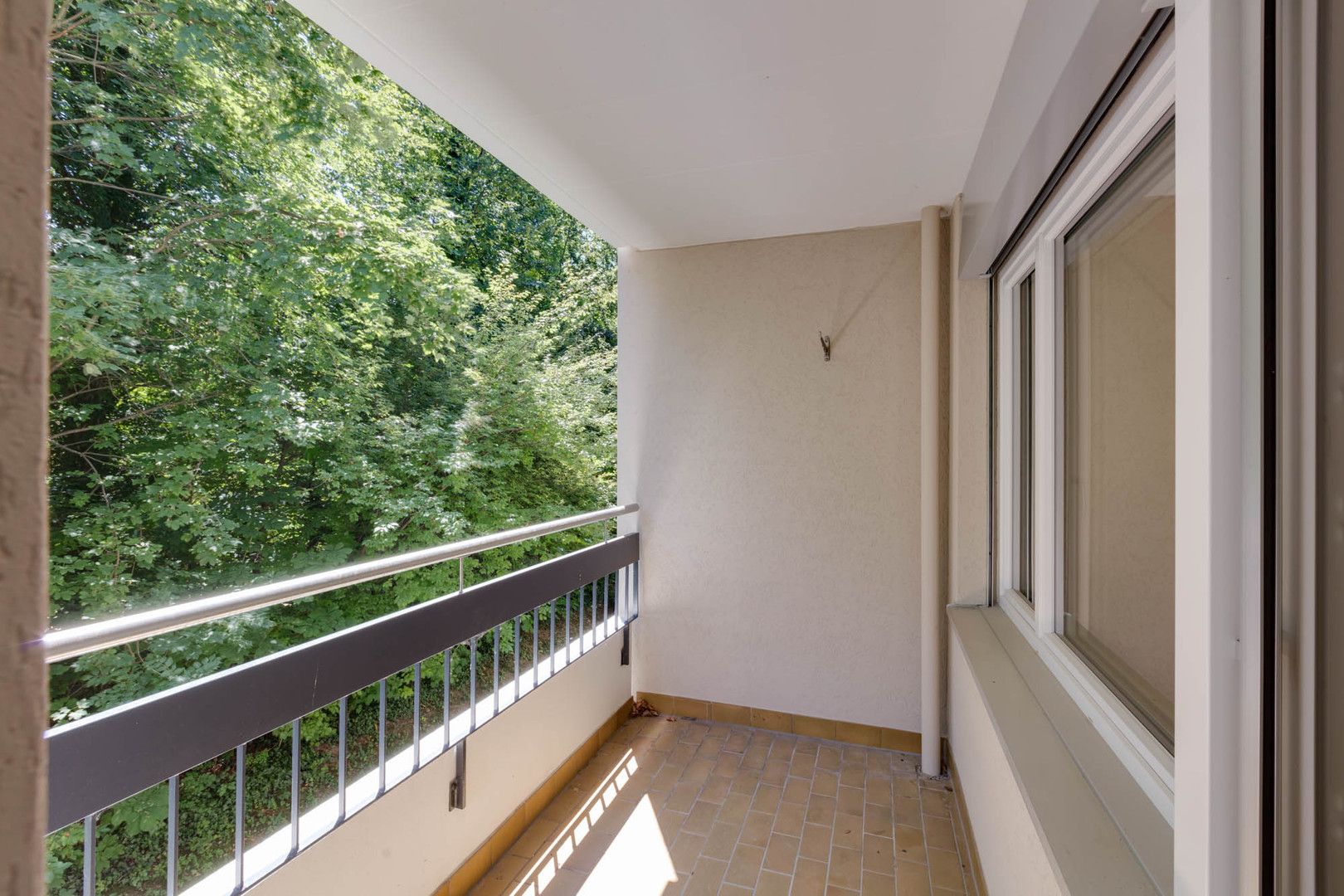 Balkon mit Blick ins Grüne