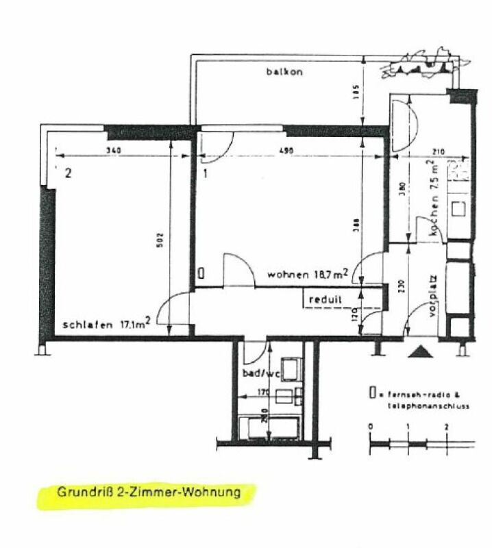 Schöne 2-Zimmer-Wohnung mit tollem Ausblick zu vermieten – Binningen