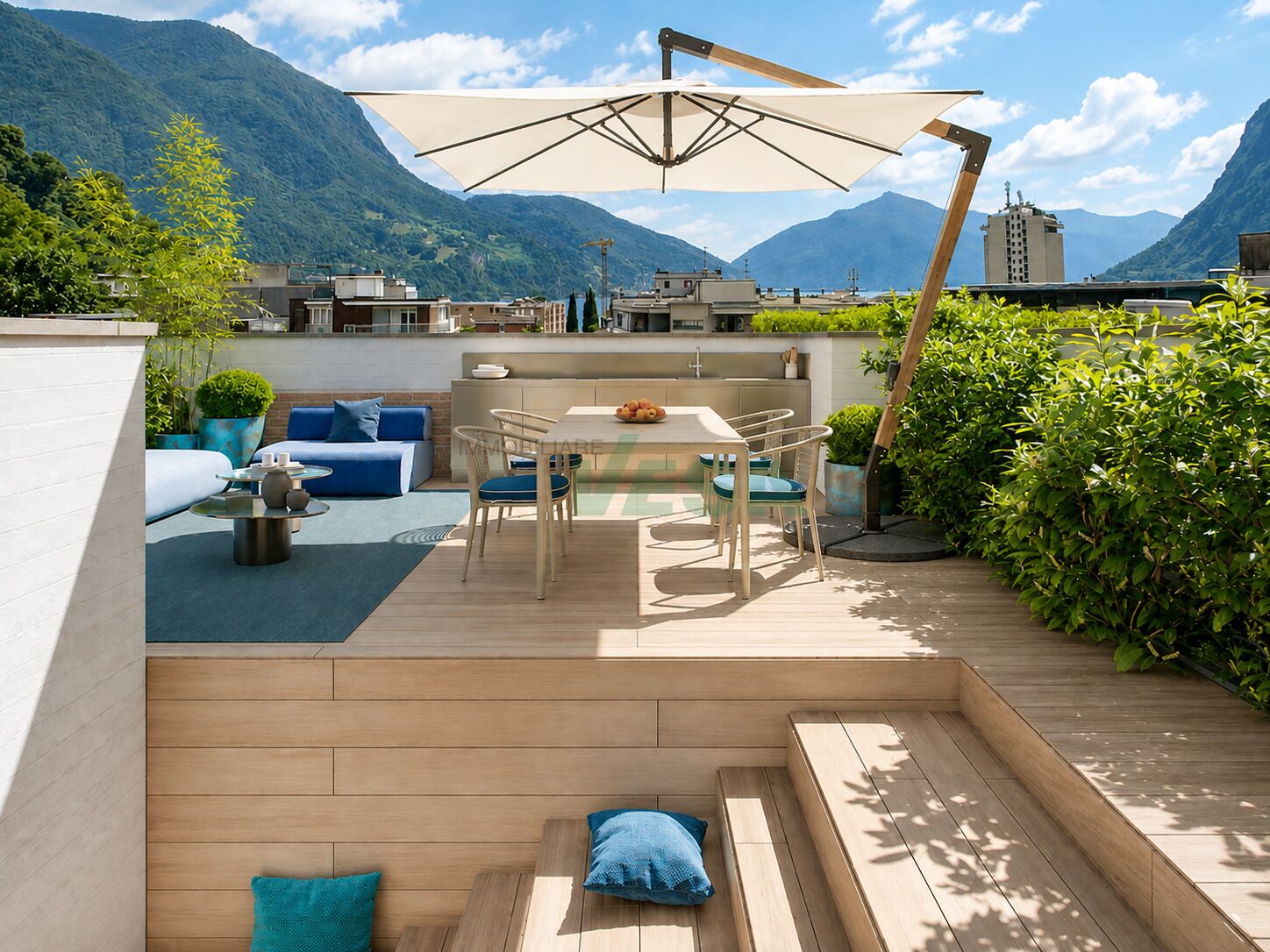 Wunderbares 4,5-Zimmer-Duplex-Penthouse mit herrlicher Dachterrasse – Lugano