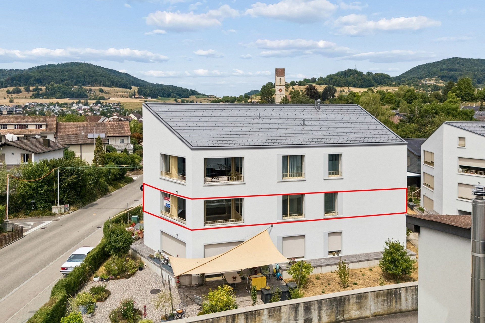 Wohnhaus mit Hanglage und Panoramablick