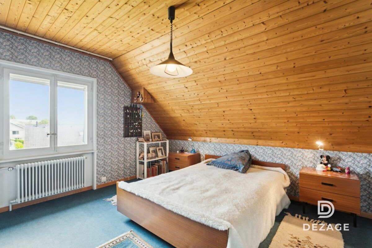 Gemütliches Dachgeschoss-Schlafzimmer