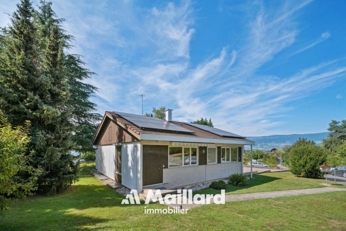 Einfamilienhaus mit Solardach im Grünen