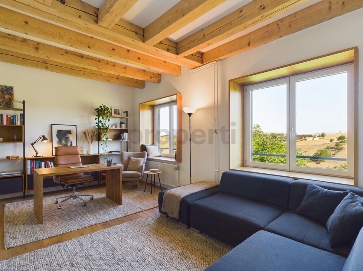 Charmante und naturnahe 4.5-Zi.-Wohnung mit einzigartiger Gemeinschaftsanlage, Pool und Sauna in Arisdorf – Arisdorf